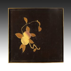 Japanese Serving Tray with Fruit Motif