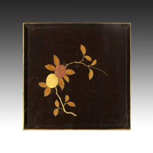 Japanese Serving Tray with Fruit Motif