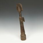 Mossi Lidded Storage Vessel with Single Handle on Top, Mossi Peoples, Burkina Faso
