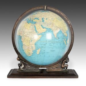 Terrestrial Globe Illuminated, United States