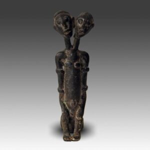 Dogon Seated Figure with 2 Heads