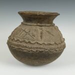 Bura Figurative Vessel Top, Based, Bura People, Niger