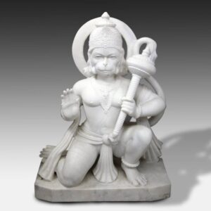 Indian Kneeling Figure of Hanuman