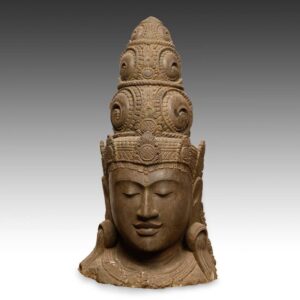 Indonesian Stone Head of Shiva