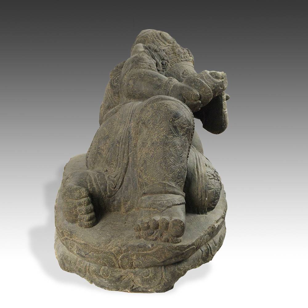 Indonesian Reclining Figure of Ganesh - Image 3