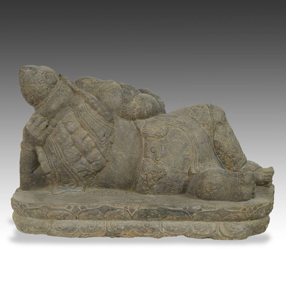 Indonesian Reclining Figure of Ganesh - Image 4
