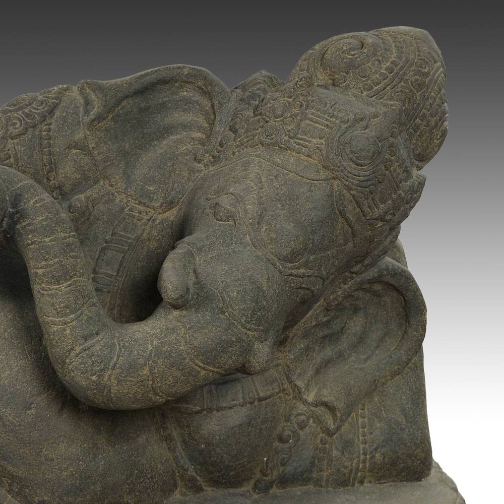 Indonesian Reclining Figure of Ganesh - Image 5