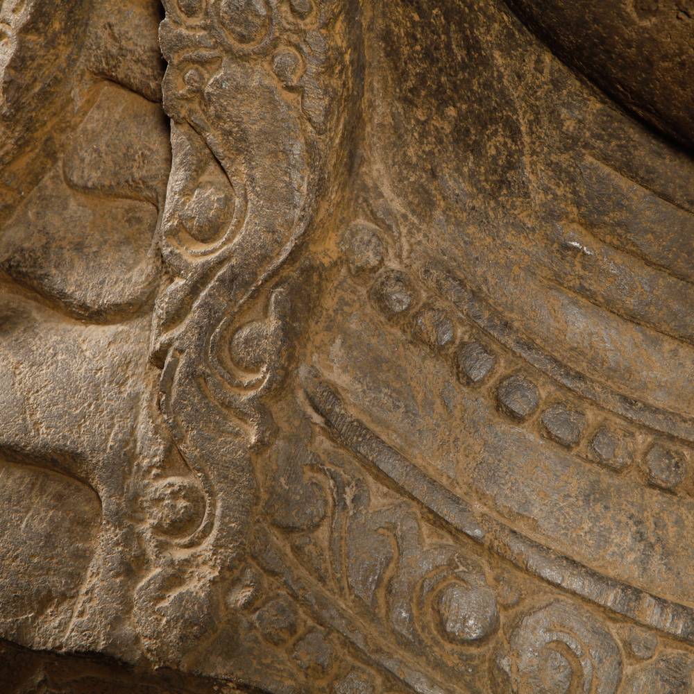 Indonesian Head Depicting 3 Aspects of Shiva - Image 11