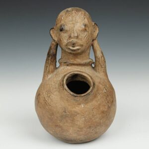 Makonde Ceramic Ceremonial Vessel