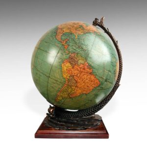 Terrestrial Globe Illuminated, United States