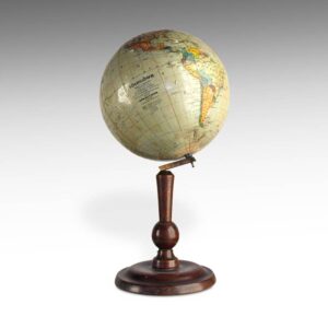 Wood Terrestrial Globe, Hungary