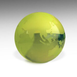 Terrestrial Globe Paperweight, Czechia