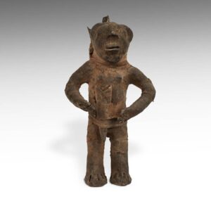 Makonde Ceramic Fetish Doll, Based