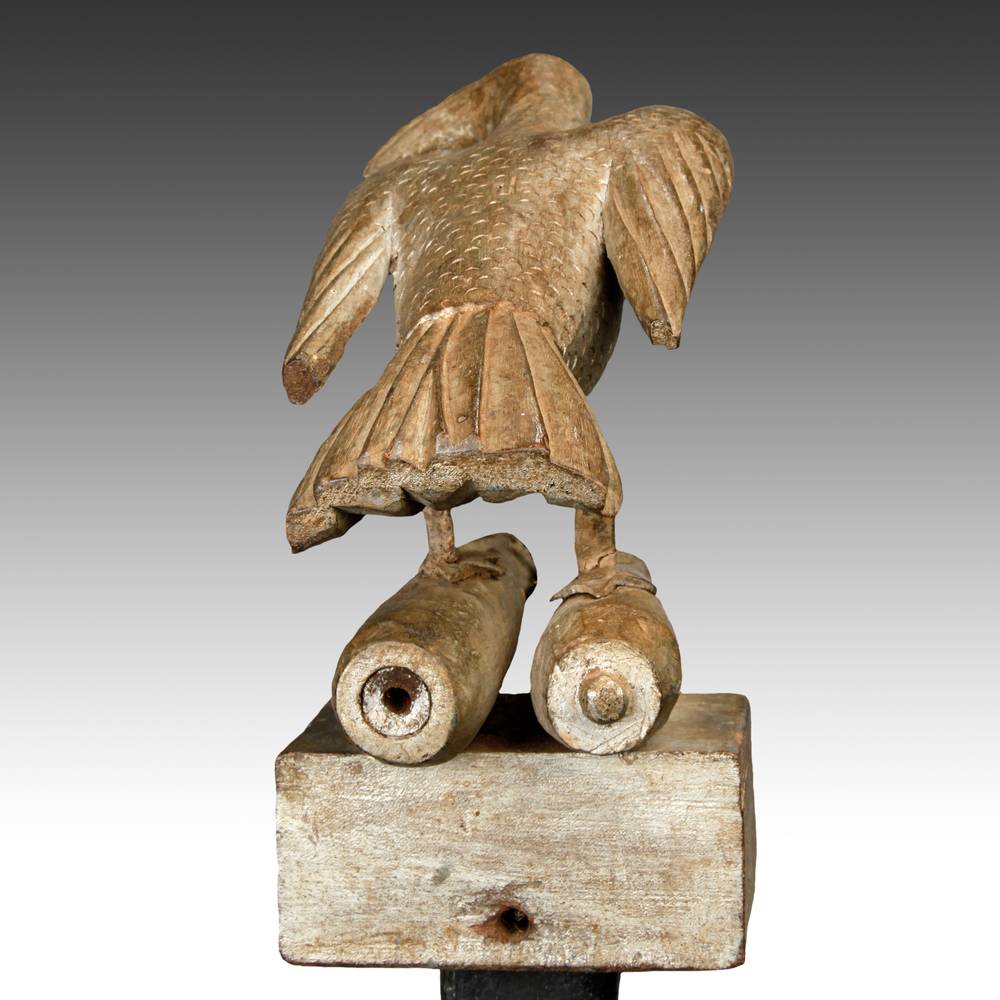 Ashanti Linguist's Staff Depicting Bird and Cannon - Image 5