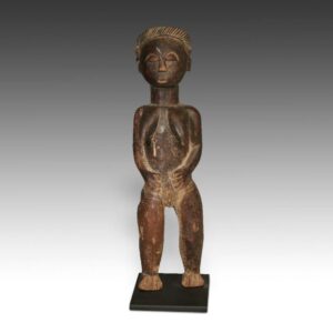 Baule Blolo or Spirit Spouse Figure, Based