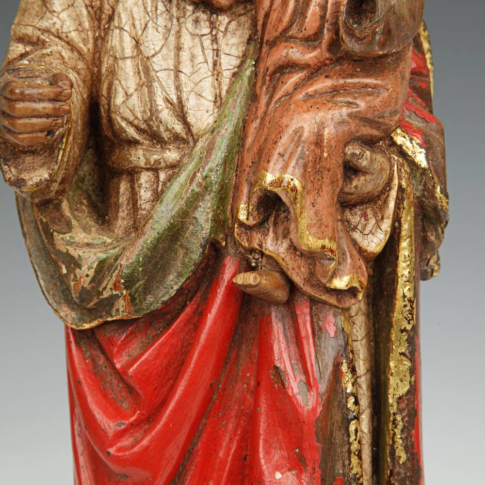 Vietnamese Standing Figure of Joseph & Jesus - Image 7