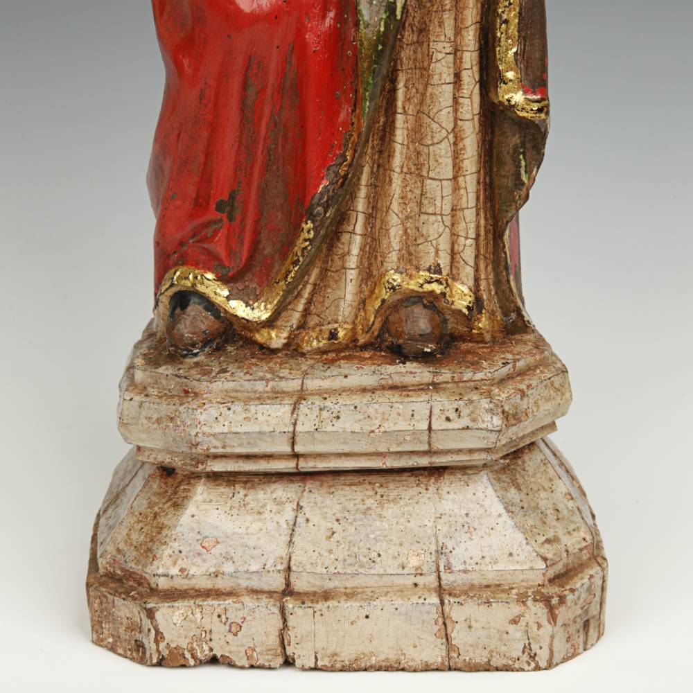 Vietnamese Standing Figure of Joseph & Jesus - Image 9