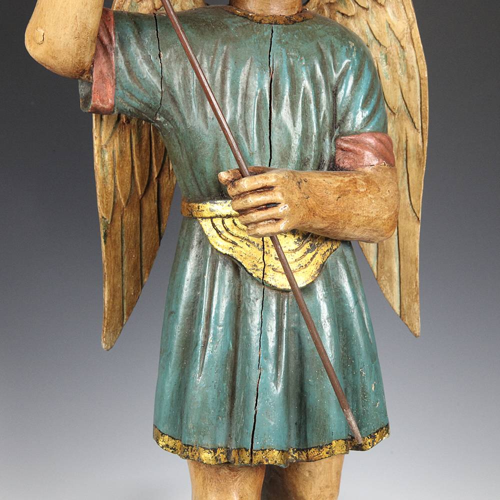 Vietnamese Figure Depicting St. Michael and the Devil - Image 6