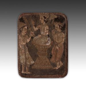 Indian Bone Playing Card