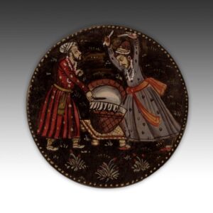 Indian Bone Playing Card