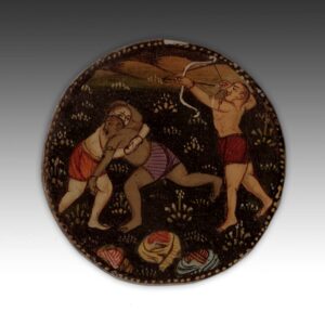 Indian Bone Playing Card