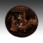 Chinese Table Top Screen with Marble Insert, China