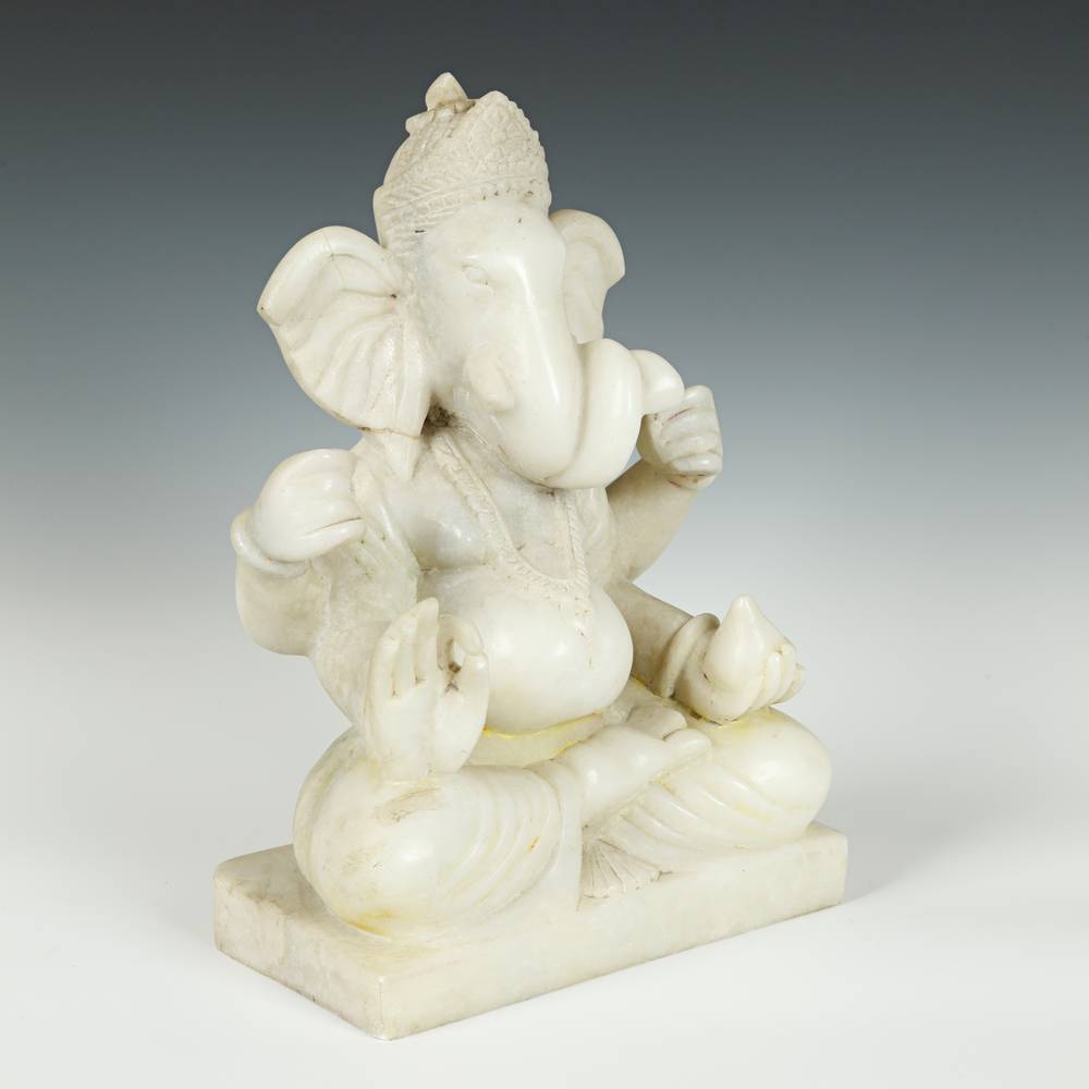 Indian Seated Figure of Ganesh - Image 2