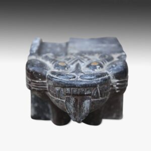 Indian Door Lintel with Lion Head Motif