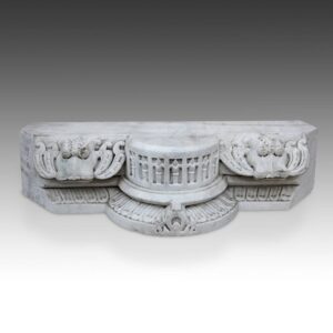 Indian Base for Column with Lion Motif
