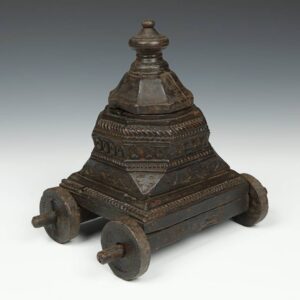 Indian Stupa-Form Box on Wheels