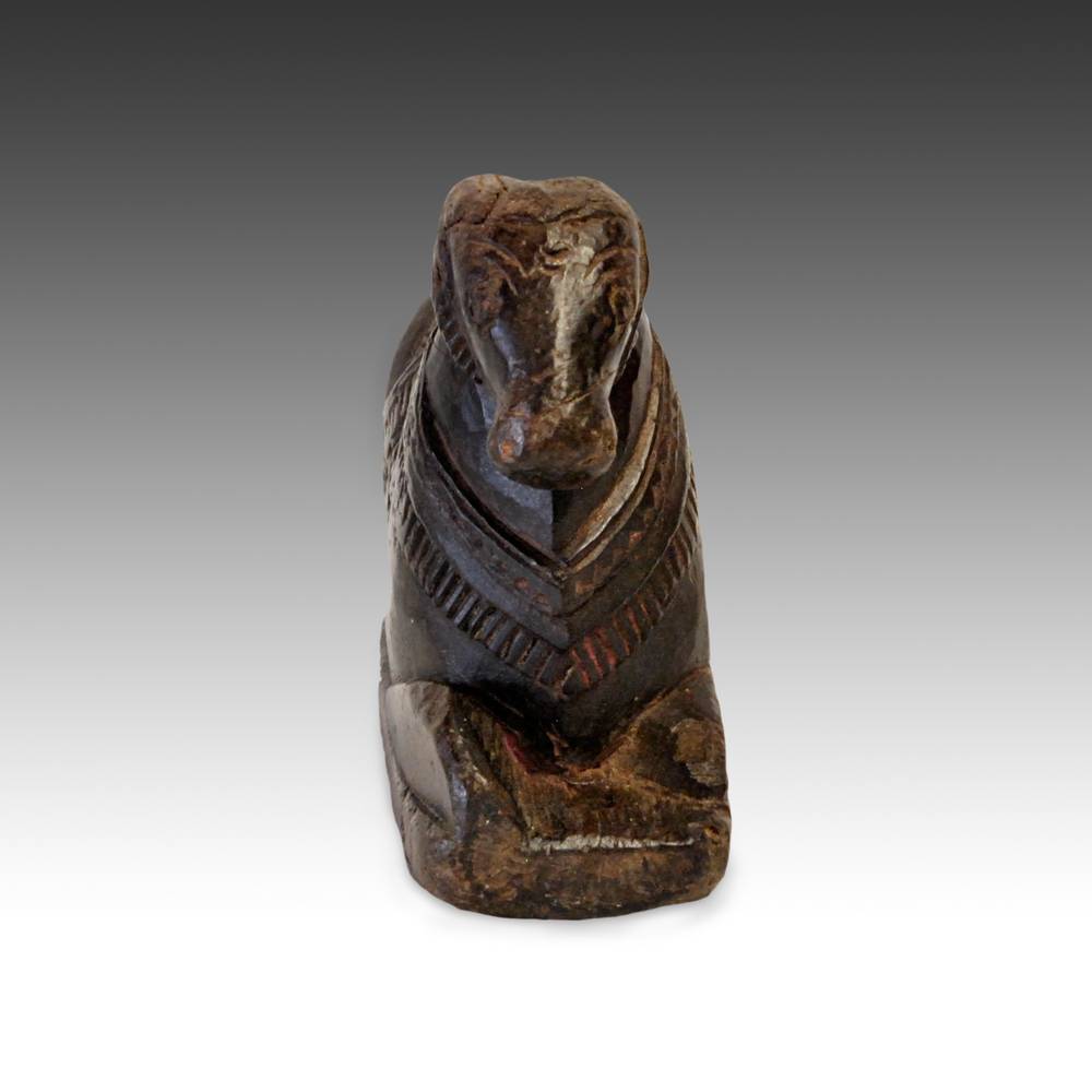 Indian Wood Nandi or Bull - Image 3