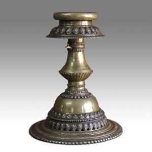 Nepalese Brass Candle Holder