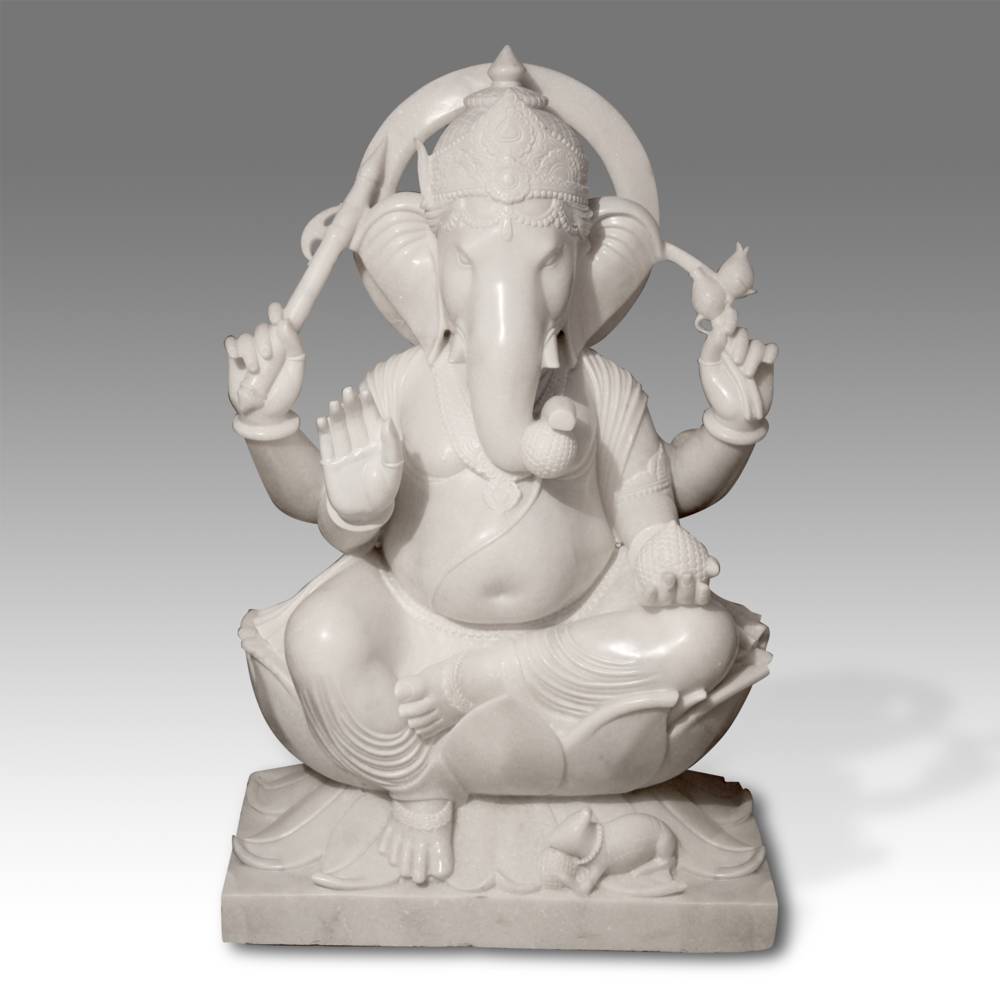 Indian Seated Figure of Ganesh