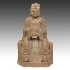 Chinese Seated Figure of Quan Yin