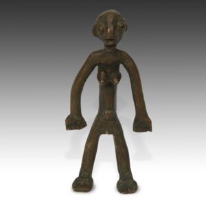 Lobi Standing Female Figure, Based