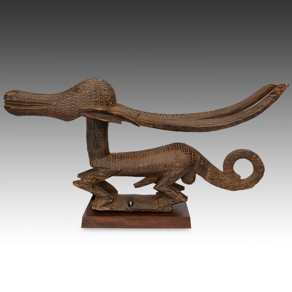 Bambara Tyewara or Antelope Headdress, Based - Image 4