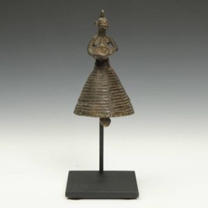 Lobi Bell with Standing Female Handle, Based