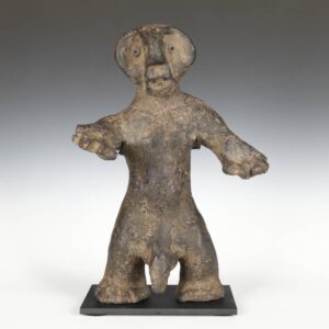 Makonde Ceramic Fetish Doll, Based