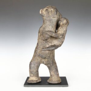 Makonde Fetish Doll with Child, Based