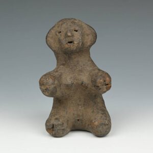 Makonde Seated Female Fetish Doll