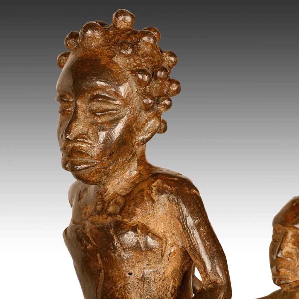 Beninese Lost Wax Casting of Slave Procession - Image 12