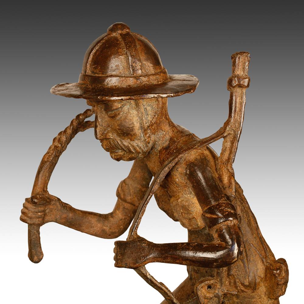 Beninese Lost Wax Casting of Slave Procession - Image 15