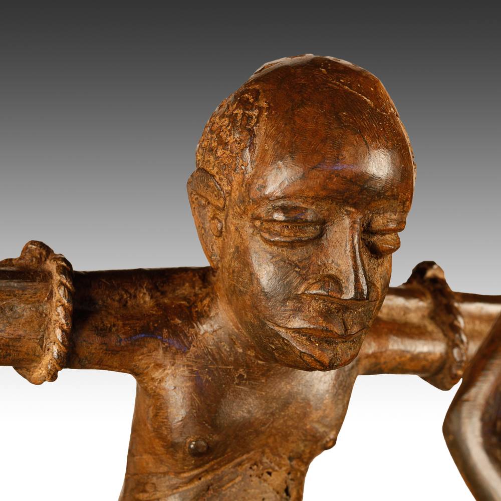 Beninese Lost Wax Casting of Slave Procession - Image 18