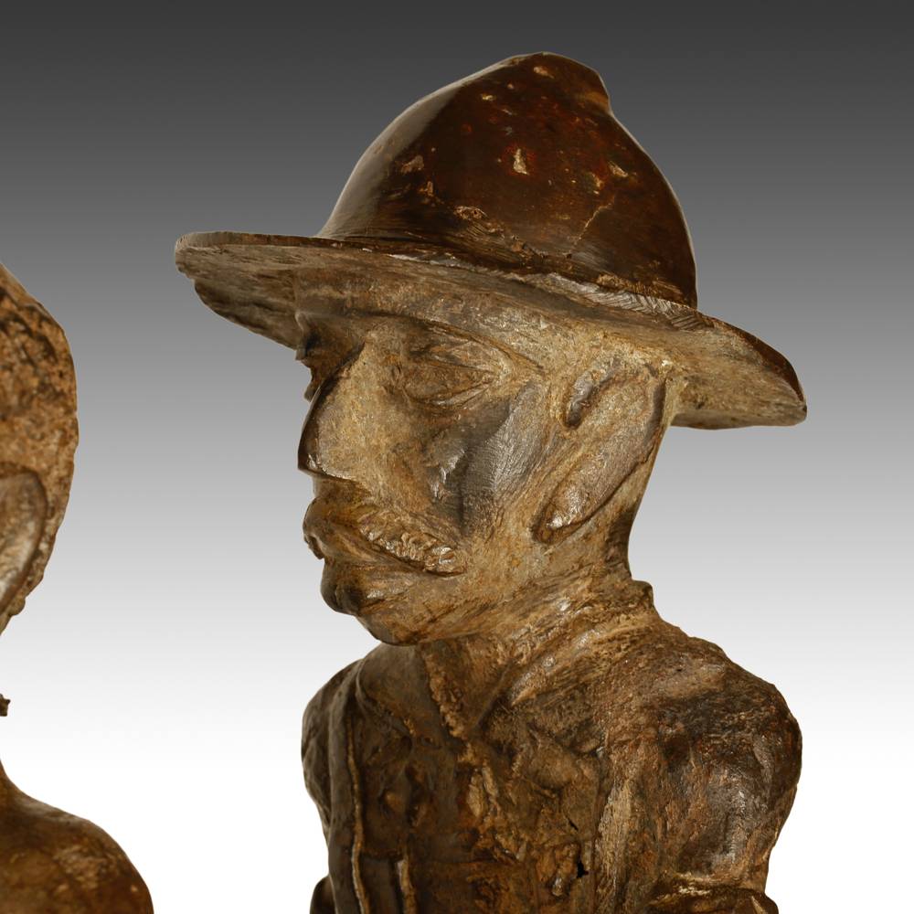 Beninese Lost Wax Casting of Slave Procession - Image 24