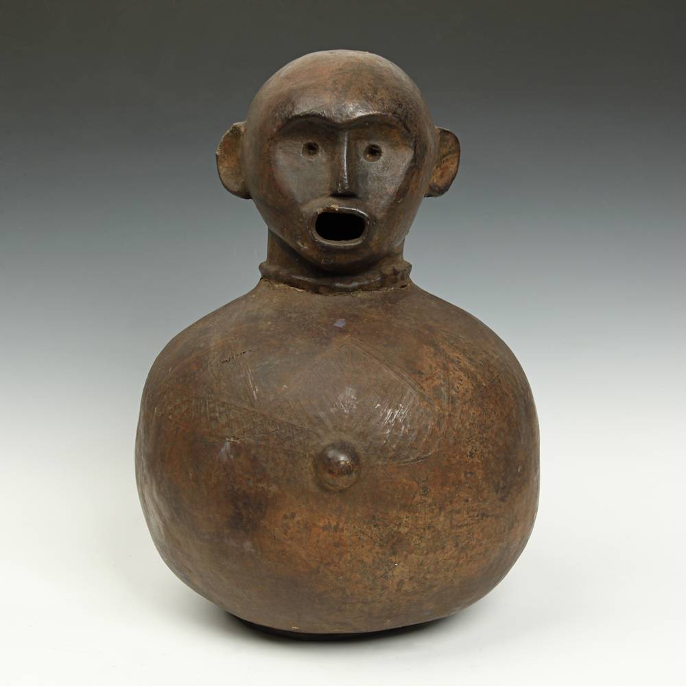 Zaramo Terra Cotta Figurative Vessel