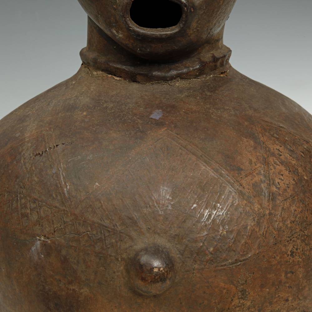 Zaramo Terra Cotta Figurative Vessel - Image 7