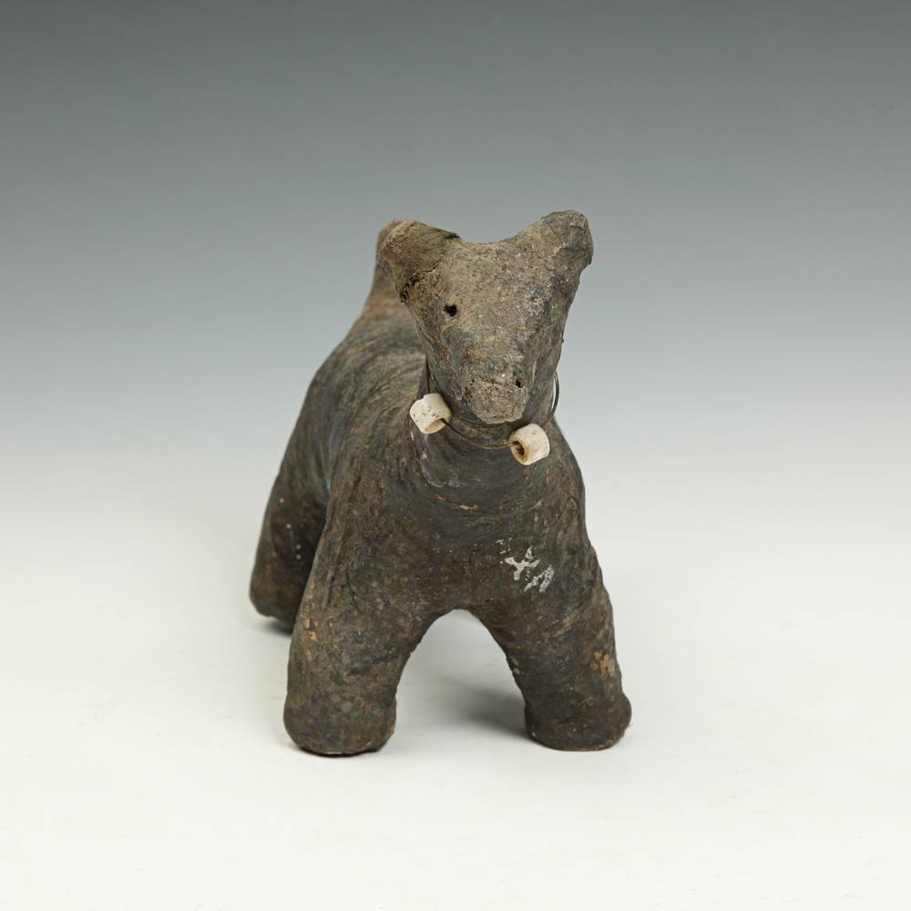 Makonde Terra Cotta Dog Fetish - Image 3
