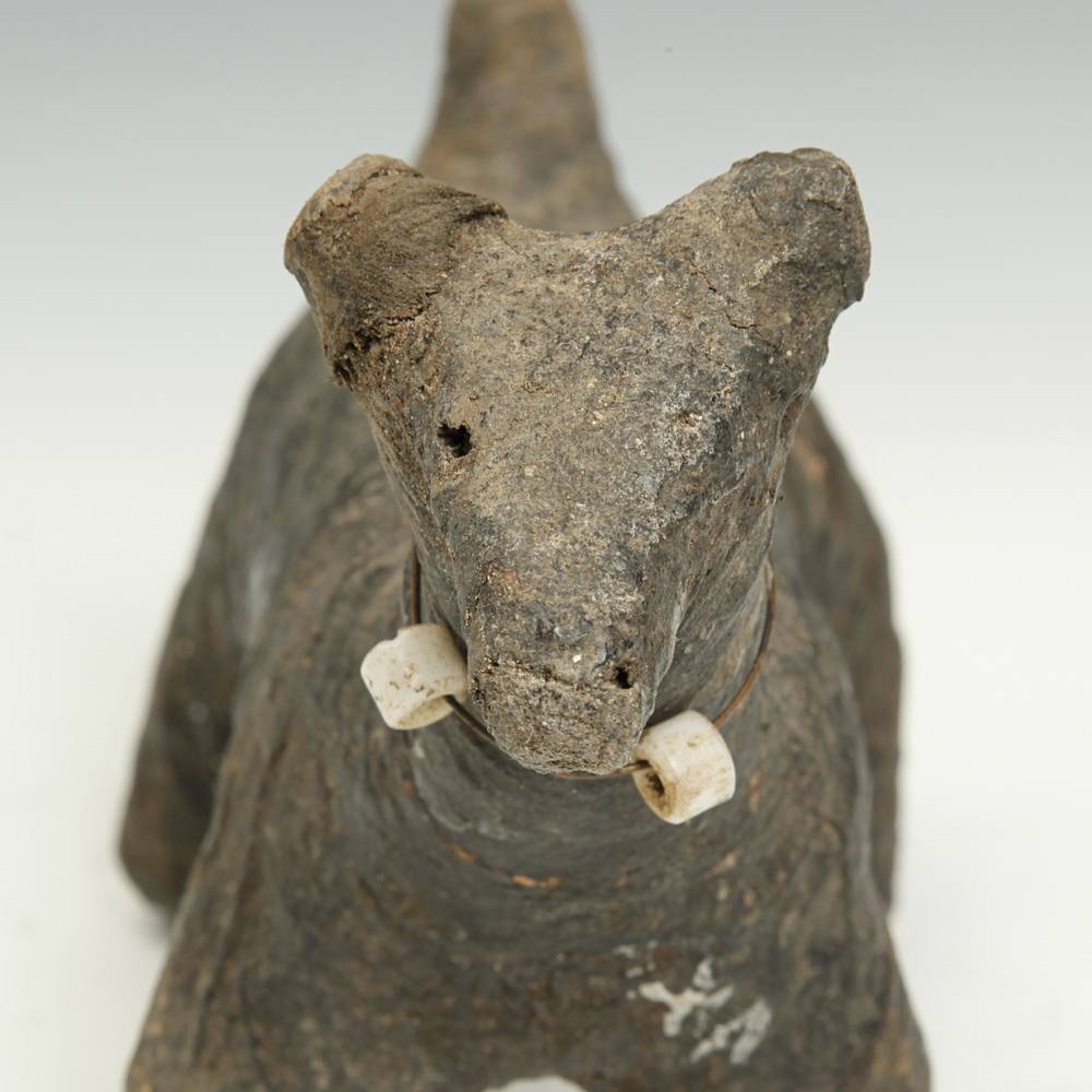 Makonde Terra Cotta Dog Fetish - Image 5