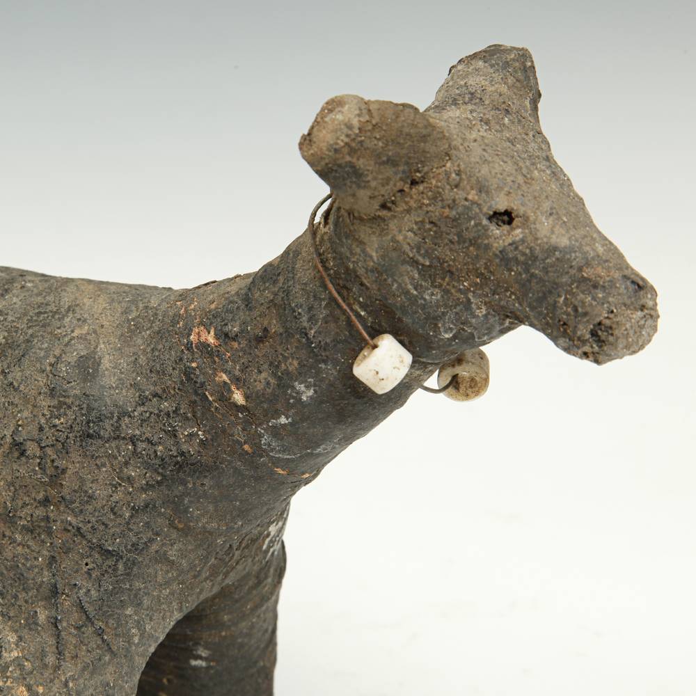 Makonde Terra Cotta Dog Fetish - Image 6