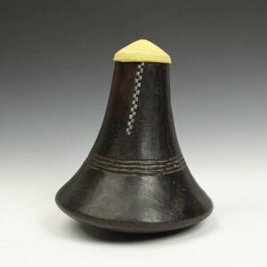 Ugandan Wood Milk Vessel